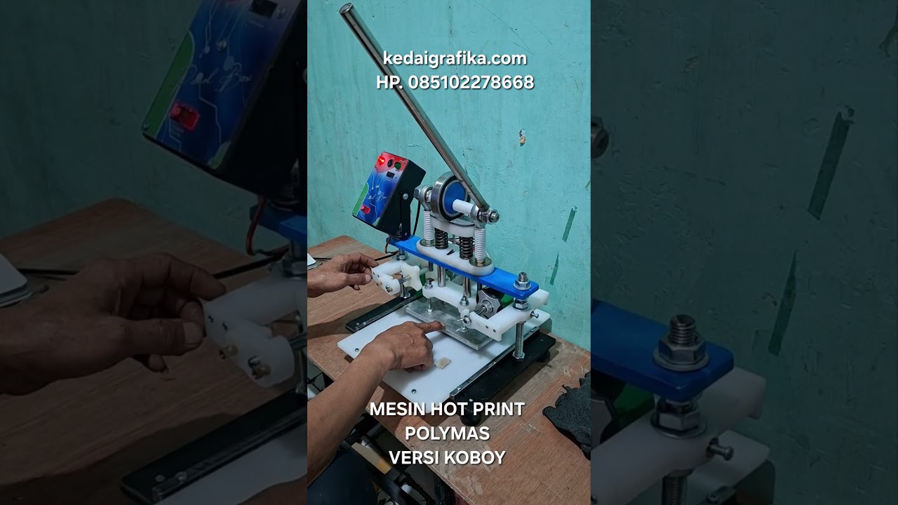 Mesin Hot Print atau Polymas KOBOY Kedai Grafika