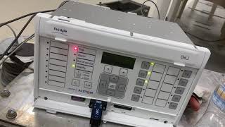 Testing Current reversal in micom p543