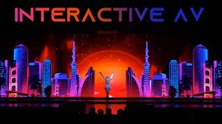 3D/4D Holography | Holomesh 2019 | Interactive AV | Live Performance by Zenith Dance Troupe