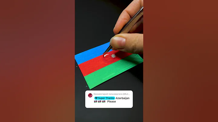 Drawing the flag of Azerbaijan 🇦🇿  What’s next? #art #painting #creative