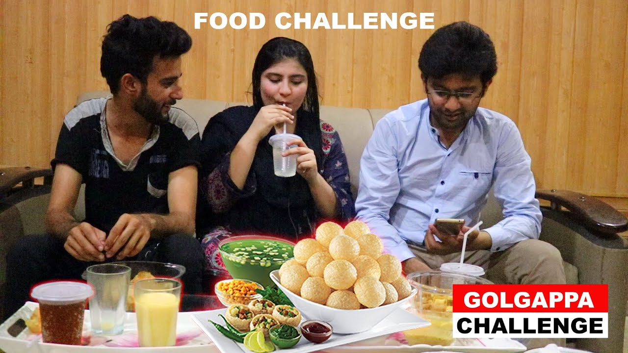 Spicy Golgappa Challenge | Slush Mango Shake Challenge | Food Challenge ft. Mohsin Jatt & Hashir Ch