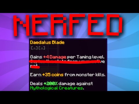 They Completly Ruined This Item. Hypixel Skyblock Alpha - YouTube