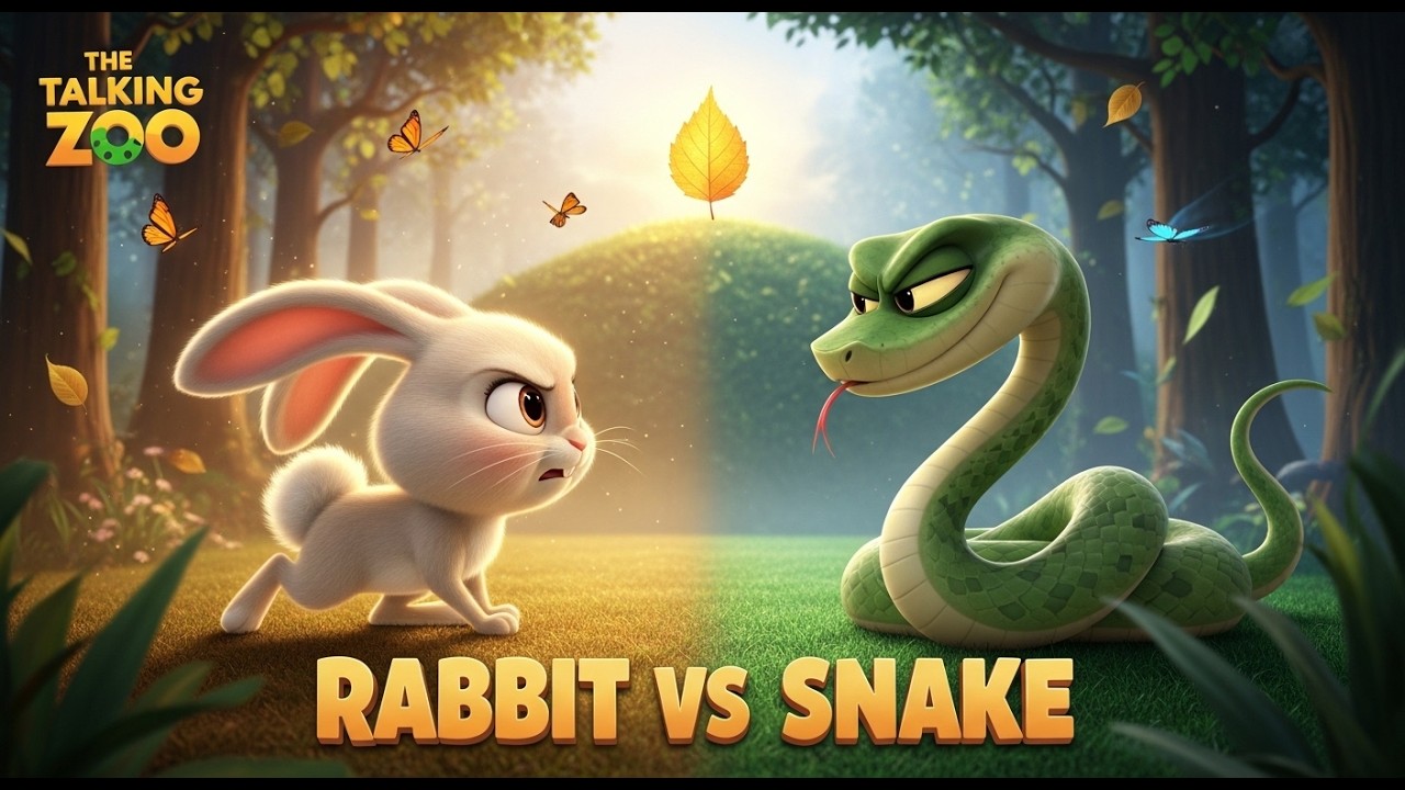 Rubby The Rabbit Races Ruby the Rabbit 🐰 vs Sly the Snake 🐍 | The Great Forest Race | The ...