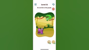 Be careful in the jungle 🅰 🅱 Alphabet DOP: Delete Puzzle - Gameplay Walkthrough |Part 11|