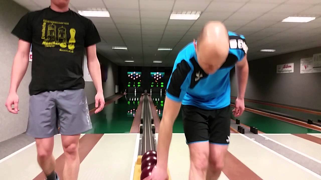 Kegeln in Wernburg - Training