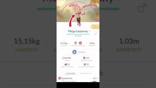 LETS GOO!! ✨ Shiny Mega Lopunny ✨ Evolve🧬 in Pokemon GO.