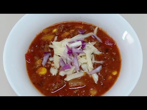 Vidéo: Soupe Chili Aux Haricots