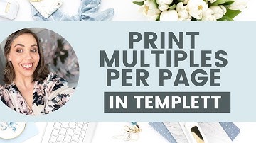 How to print multiple designs per page - Templett tutorial