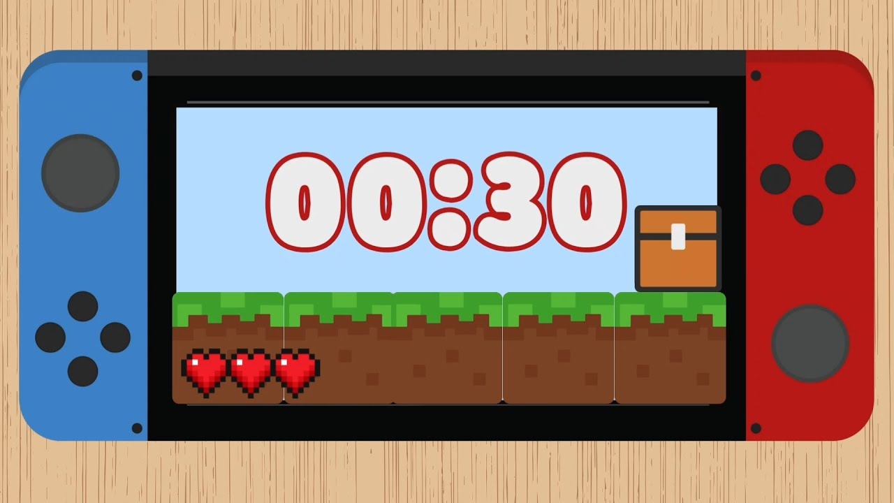 Nintendo Led Countdown Timer 30 Second Timer | Nintendo Edition 🎮 - YouTube