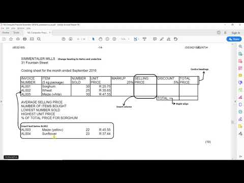 Computer Practice N5 (Working With Spreadsheets - Excel) - Mr. B ...