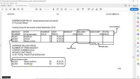 Computer Practice N5 (Working With Spreadsheets - Excel) - Mr. B. Ndlozi