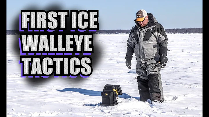 4 Early Ice WALLEYE Tactics for Success