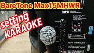 Speaker karaoke baretone max15mhwr#review