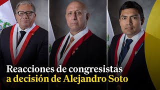 Congresistas Reaccionan A Carta De Soto A Boluarte Tras Declaraciones Del Mef