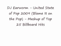 Dj earworm  united state of pop 2009  mashup of top 25 billboard hits hq