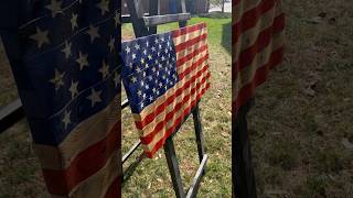 Where would you hang your own? These Wavy Wooden American Flags are so fun to make!