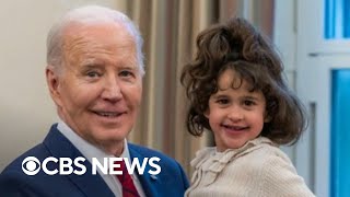 Biden meets youngest American hostage from Hamas Oct. 7 attacks Resimi