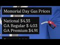 Memorial Day Gas Prices