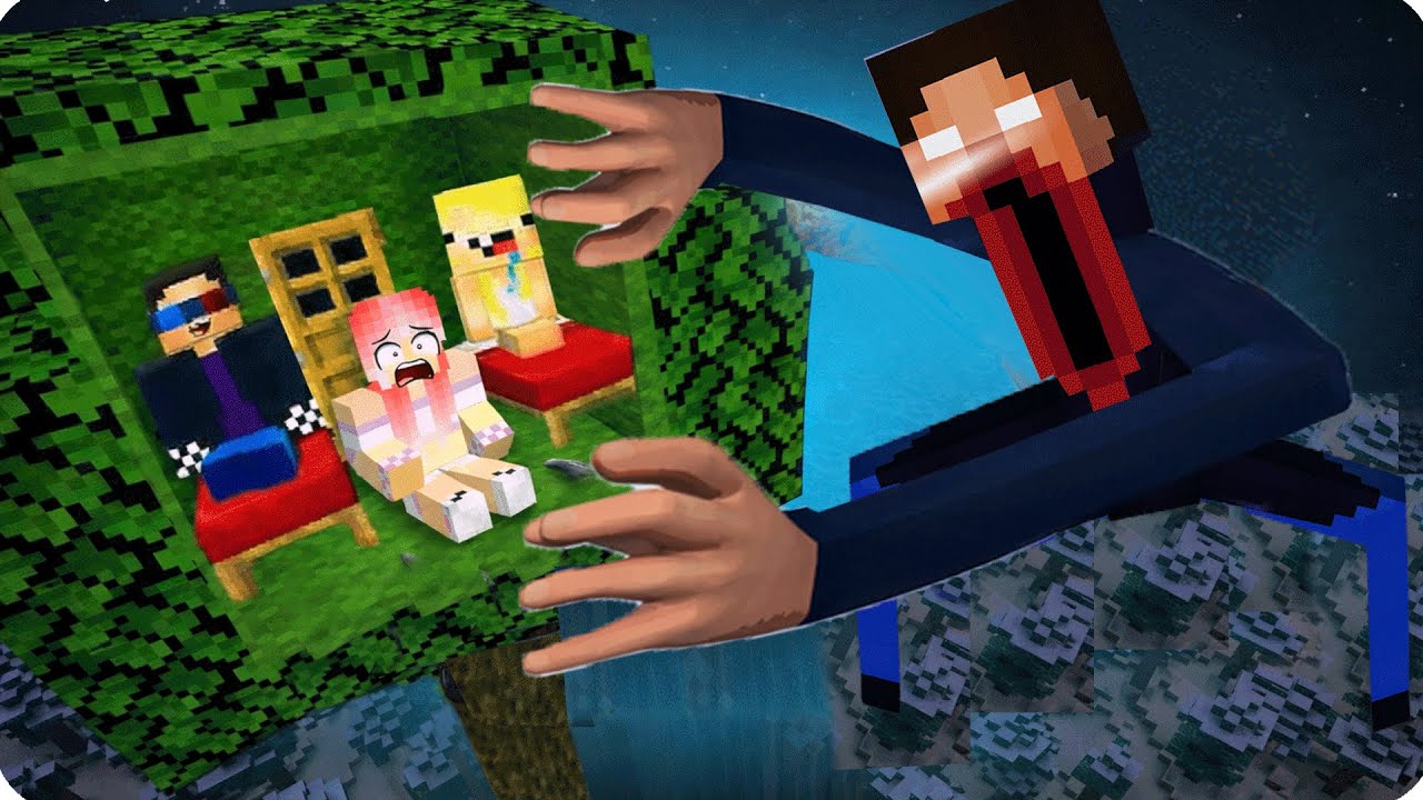 😳ПОСТРОИЛИ ДОМ на ДЕРЕВЕ Против СЛОМАННОГО ШЕДИ в МАЙНКРАФТ! НУБИК