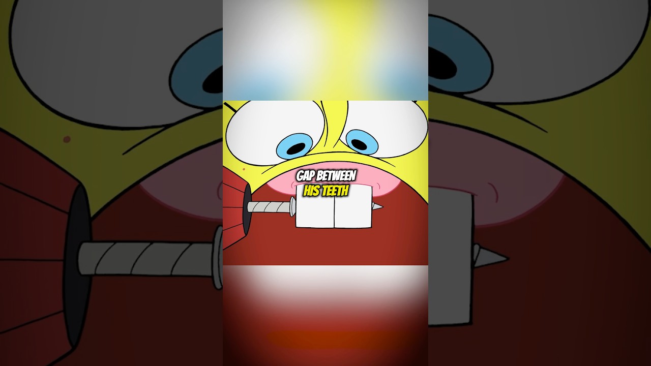 SpongeBob CHANGED his smile! #spongebobsquarepants #squidward #cartoons #nickelodeon #krustykrab