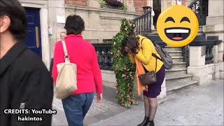 Bushman prank in Ireland. Funniest reactions