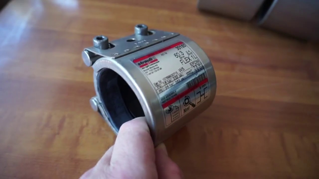 Straub Flex 1L khớp nối đường ống 60.3mm YouTube