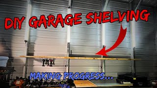 DIY Garage Shelving for New Auto Shop