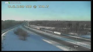 Highway 169 Reopens After 22-Vehicle Crash