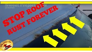 How To STOP RUST at WINDSHIELD Seal.... VERY EASY DIY