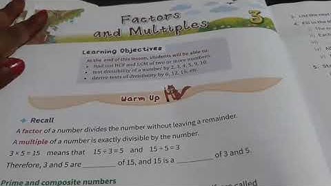 Class 5 maths |Ch 3 Factors and Multiples | Introduction By Shalini kushwaha