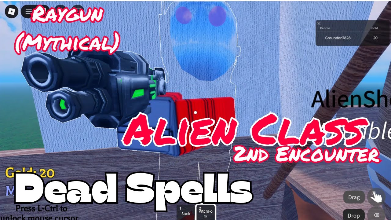 ALIENS RETURNED! Second Encounter & Mythical Raygun in Dead Spells ...
