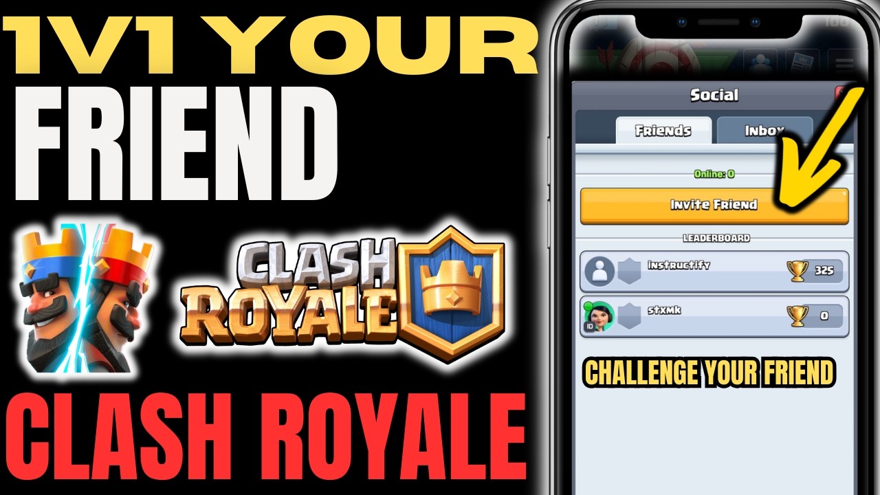 How to 1v1 Your Friend in Clash Royale | Full Guide (2025)