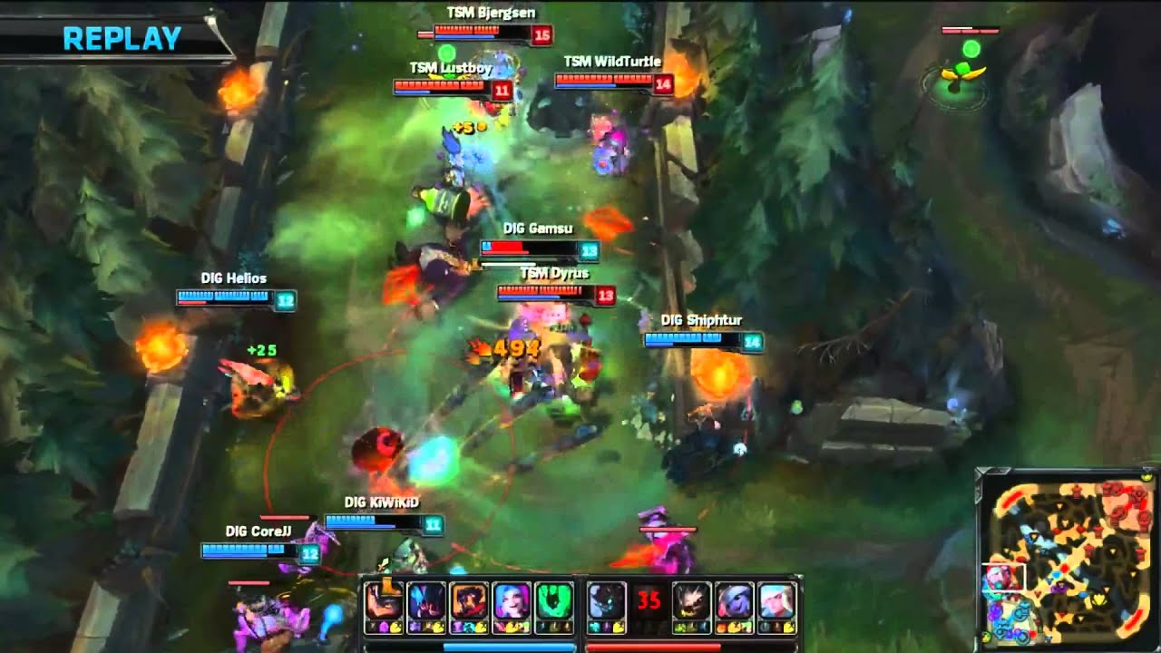 Wildturtle Reaction Flash Jinx Ult | TSM vs DIG | NA LCS Week 8 Day 2 | 7/19/2015