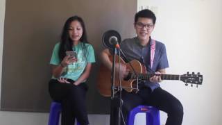 Video thumbnail of "Inikah cinta (ME) acoustic cover ft. Vern"