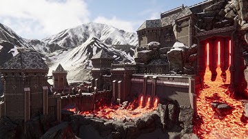 Modular Castle & Dungeon: Shaders & Material Showcase