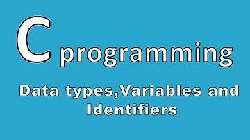 Data types , Variables and Identifiers | Part 2 | C Programming | MSN Engineering Videos
