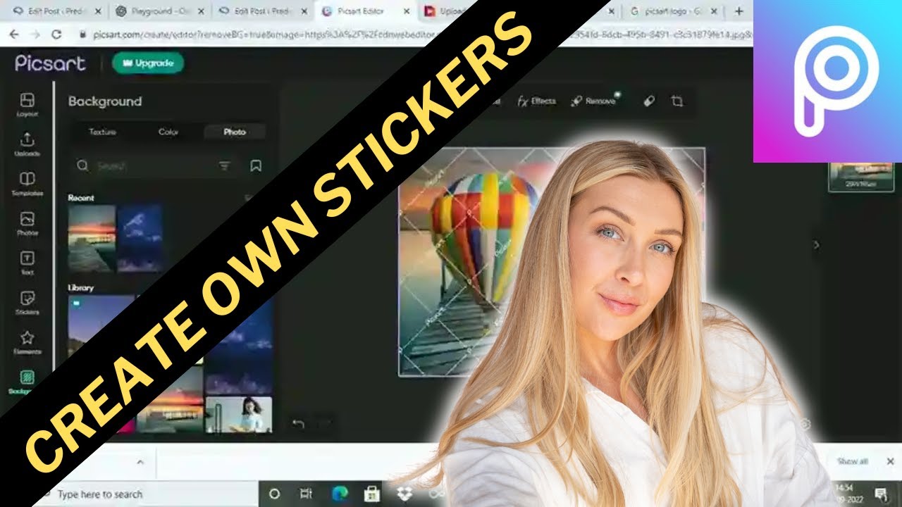How to Create Own Sticker in Picsart 2025? - YouTube