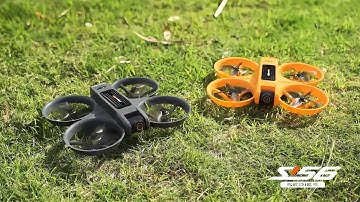 S156 Brushless RC Drone HD Camera Optical Flow Positioning RC Aircraft with Screen Controller