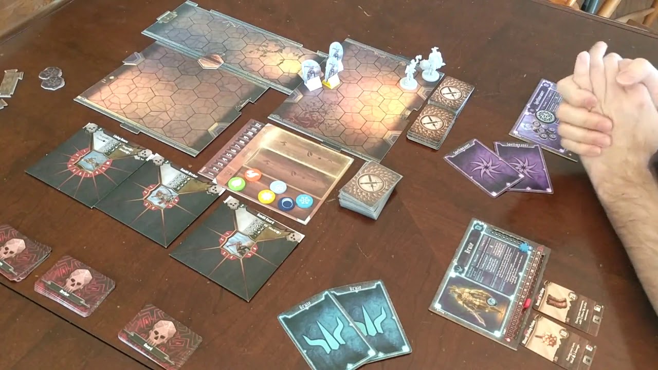 Just got into Gloomhaven and here's my solo 4-hand setup in Scenario 1! : r/ Gloomhaven