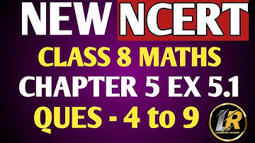 Maths 8 Class | Ch 5 Ex 5.1| Ques. 4 to 9 | Square and Square root | New Ncert book | Cbse pattern