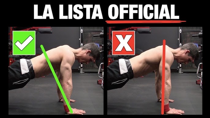 Los errores que casi todo el mundo comete haciendo flexiones