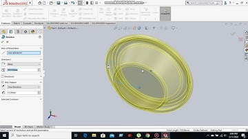 How to use dome command in Solidworks