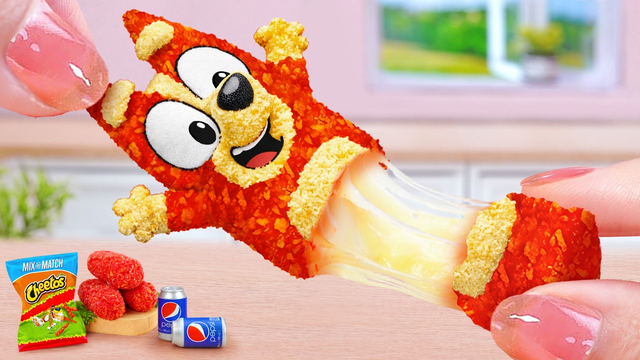 Oh My Friends 💙 How To Cook Miniature Cheetos Chicken Nuggets 🔥 Tina Mini Cooking