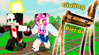 MỀU THỬ THÁCH 24H ĐỘT NHẬP LÂU ĐÀI QUÁI VẬT TRONG MINECRAFT*REDHOOD KHÁM PHÁ CĂN NHÀ PHÉP THUẬT MCPE