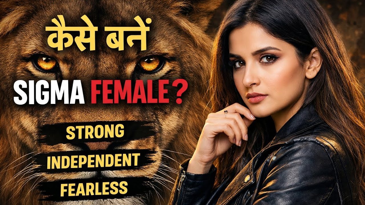 Sigma female.. kese Bane independent .  Strong 💪🪨.. or fearless 🥶