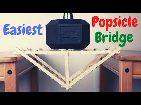 Making the Simplest Popsicle Bridge that Works