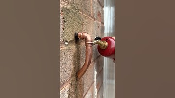 How to plumb a discharge pipe like a pro! #asmr #tools #howto #diy #plumbing #shorts #subscribe