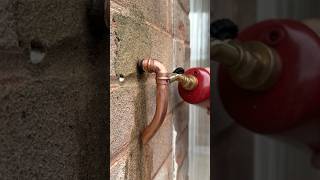 How to plumb a discharge pipe like a pro! #asmr #tools #howto #diy #plumbing #shorts #subscribe
