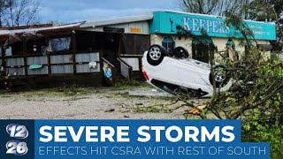 Severe weather hits CSRA, rest of the South
