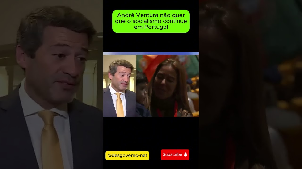 André Ventura não quer que o socialismo continue a destruir Portugal     💚❤️🇵🇹